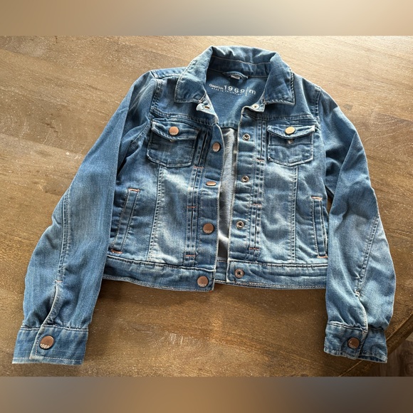 GAP kids denim jacket, 1969 edition, size Medium, like new - Picture 1 of 10